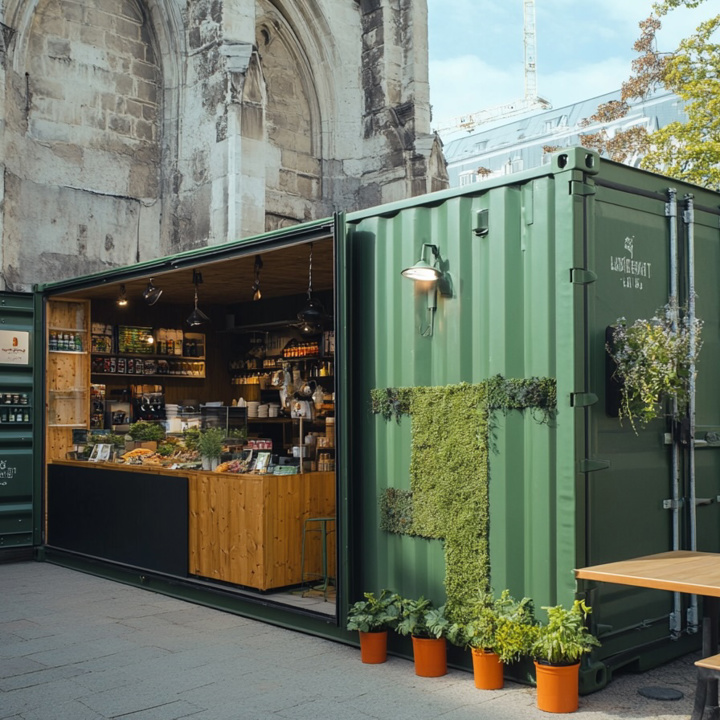 PopUp Stores in Schiffscontainern